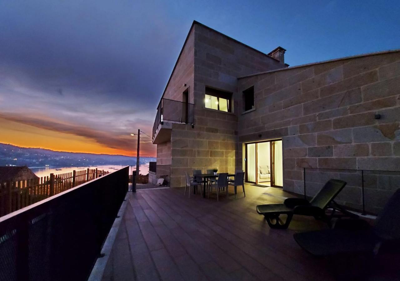 Apartamentos Mirador Ria de Aldán Esterno foto