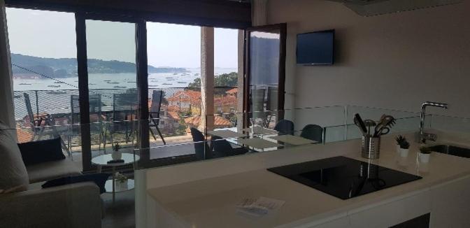 Apartamentos Mirador Ria de Aldán Esterno foto
