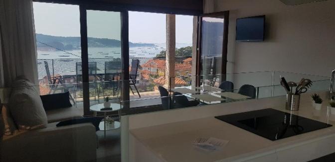 Apartamentos Mirador Ria de Aldán Esterno foto